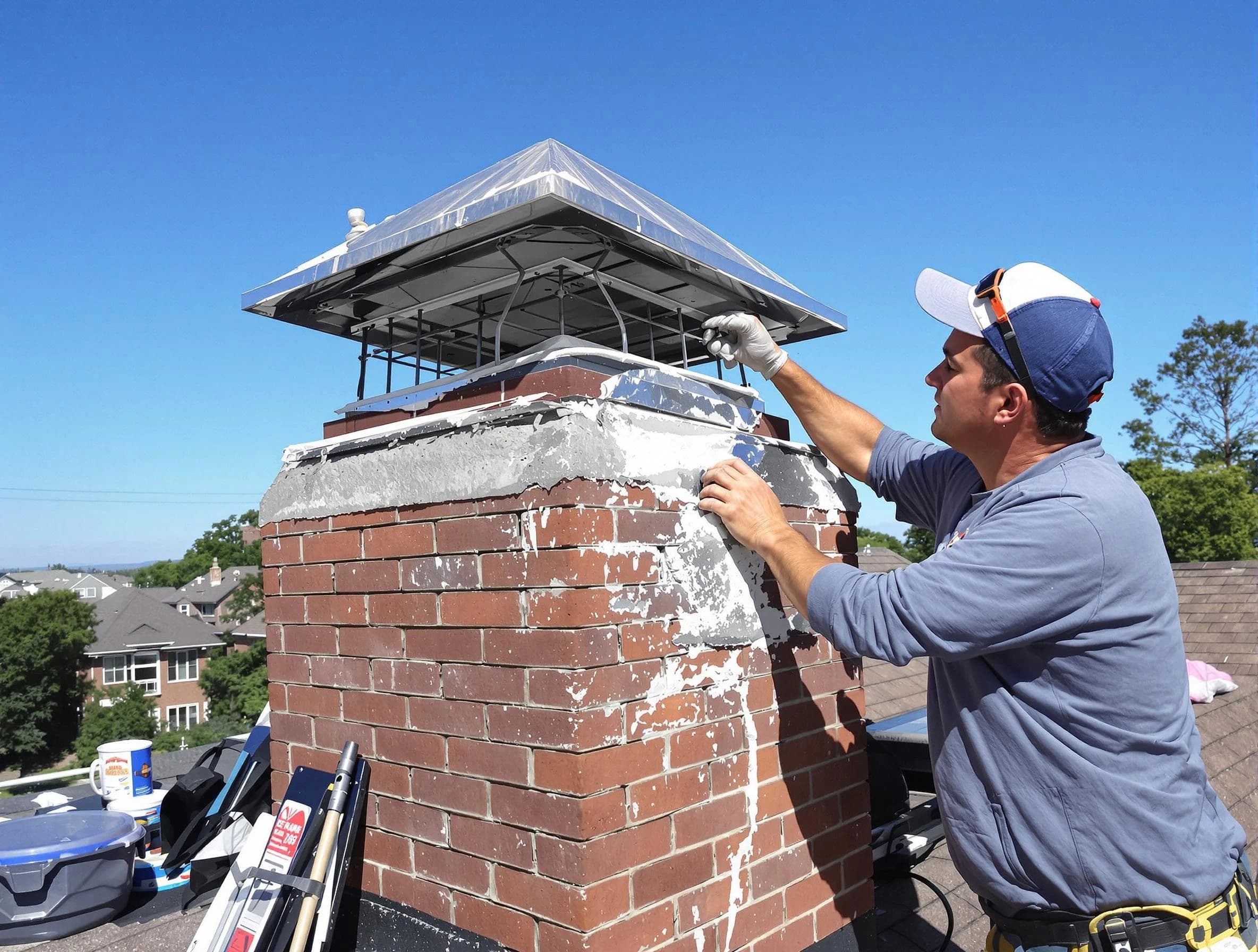 Chimney Crown Services service in Welby, CO